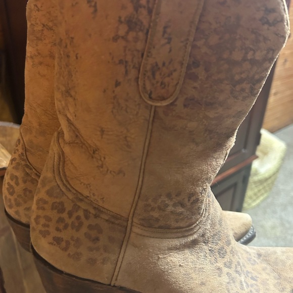 Old Gringo Loepardito Print Cowboy Boots - Picture 9 of 10